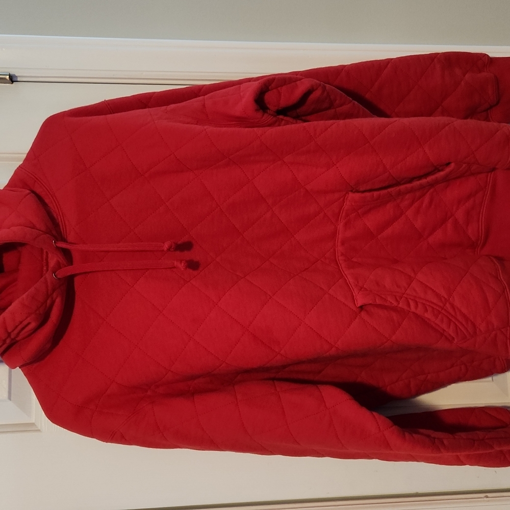 Supreme quilted hoodie Large